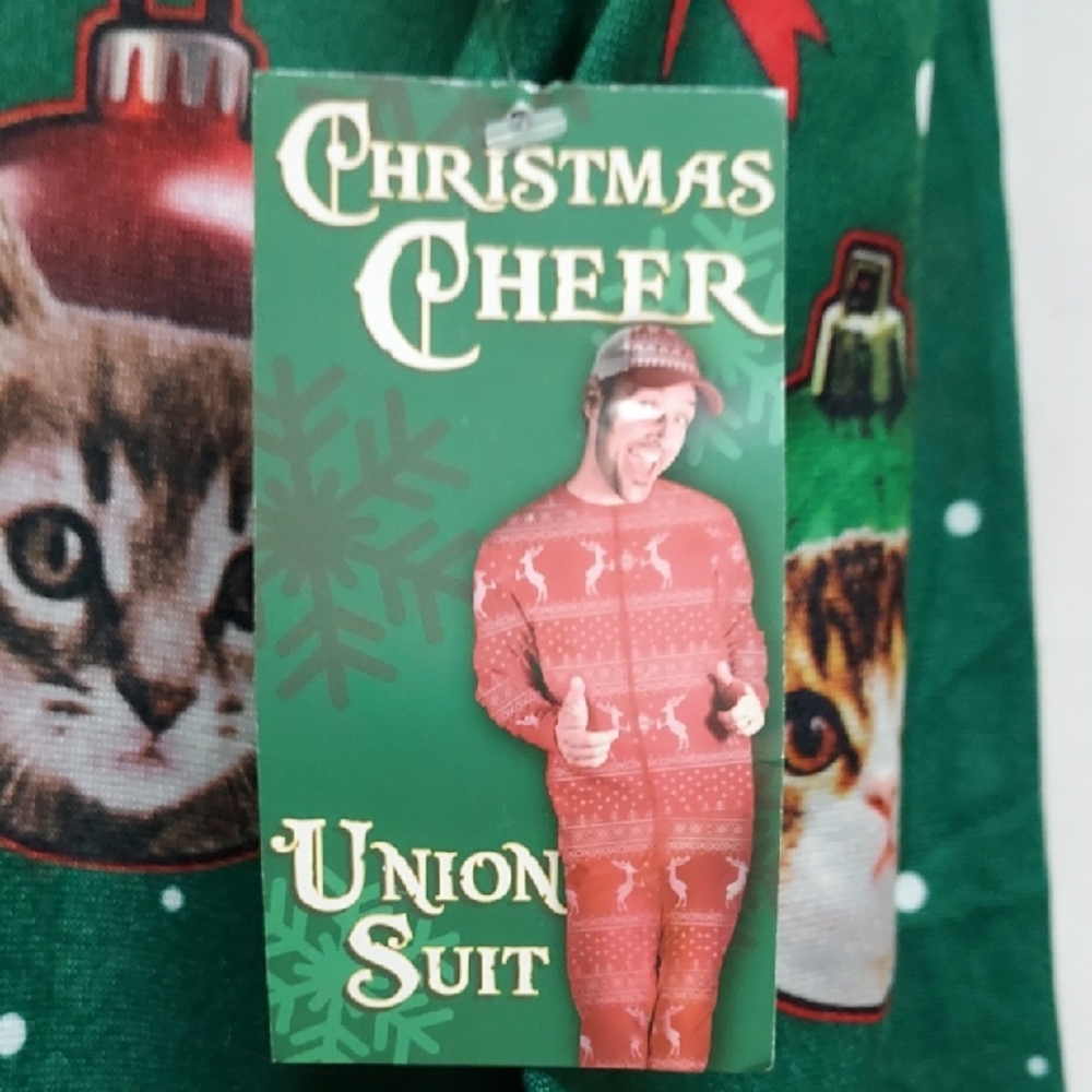 Christmas Cheer Union Suit - Festive Green